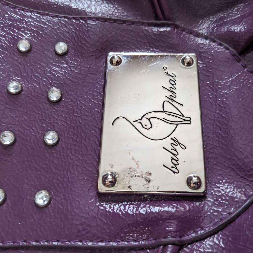 Baby Phat Shimmering Purple Shoulder Bag - Picture 2 of 13